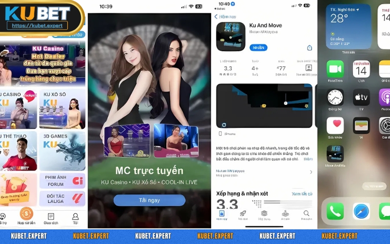 Cài đặt ứng dụng KUBET trên cả thiết bị Android và iOS