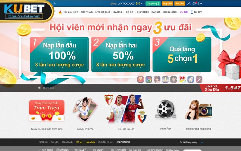 Kubet sẽ luôn tổ chức các chương trình ưu đãi cho hội viên