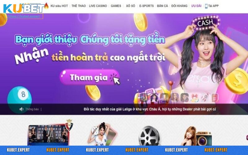 WM Casino KUBET được thiết kế bắt mắt và dễ dàng thao tác